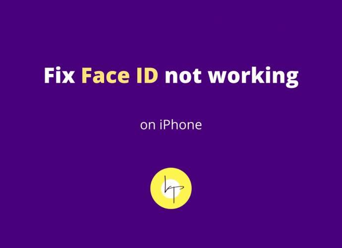 Face ID not working on iPhone