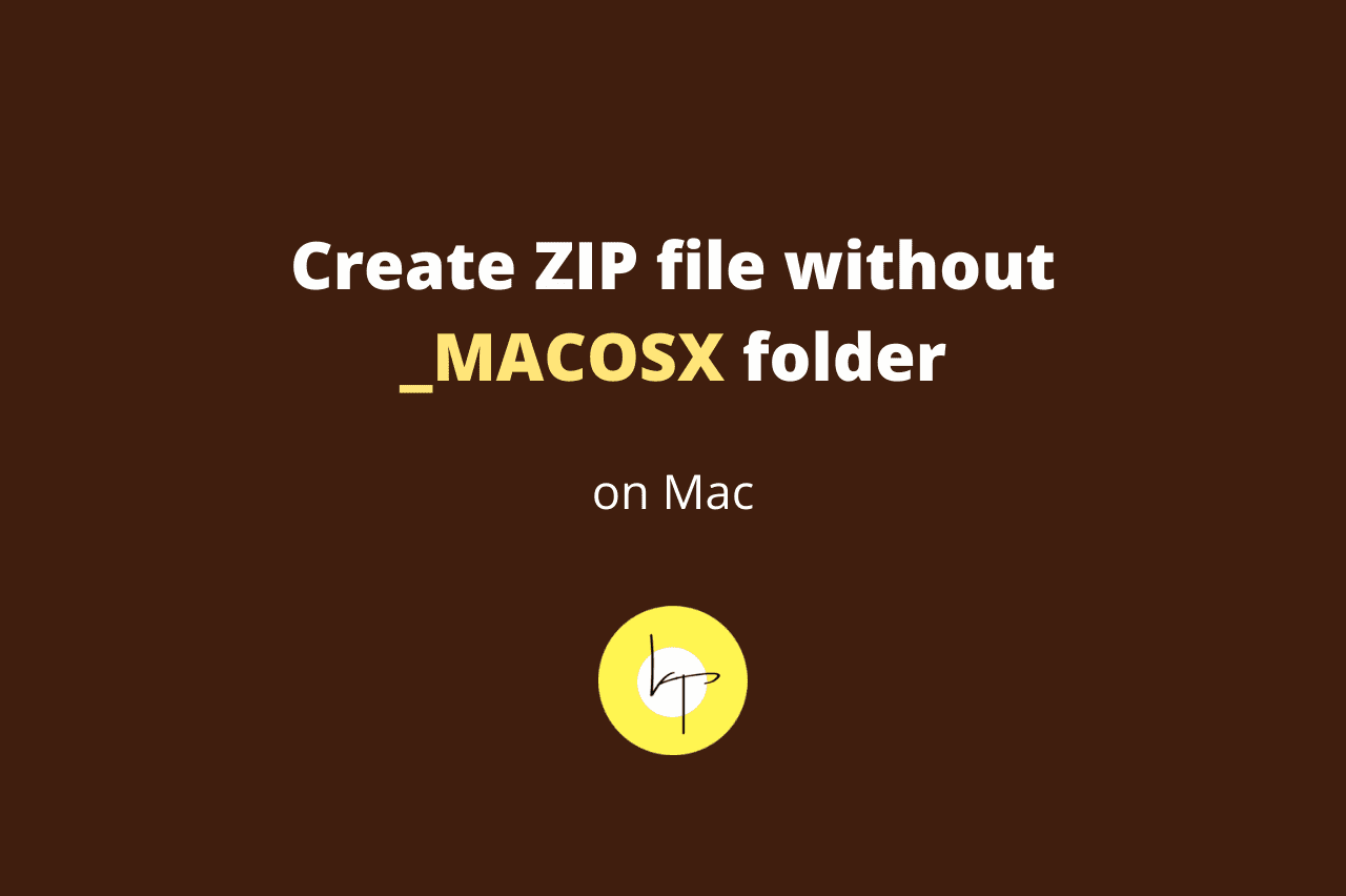 How to create ZIP file on Mac without _MACOSX folder