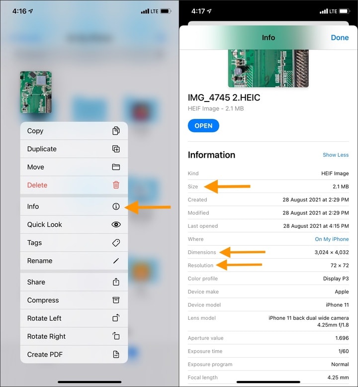 Os Iphone File Size 3 Easiest Ways to See Video & Photo Size on iPhone