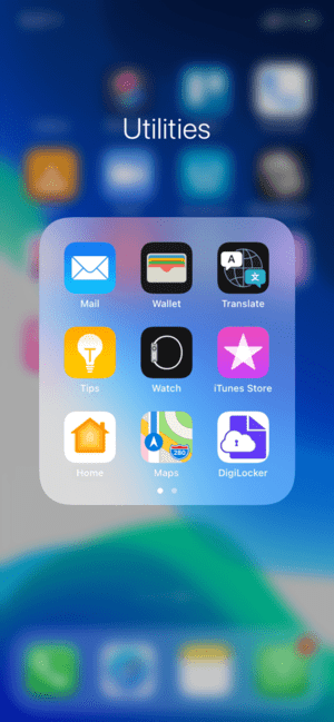 Create folders on iPhone to organize apps