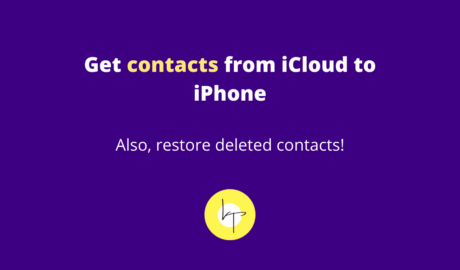 How to get contacts from iCloud to iPhone