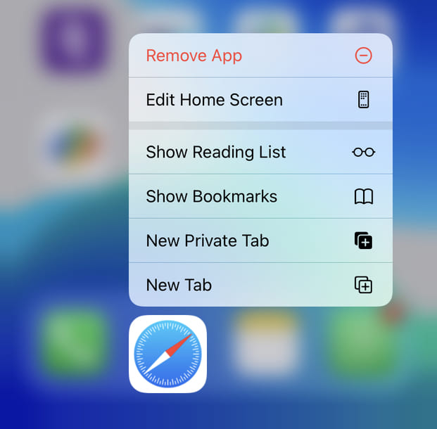 Re-arrange your apps based on Home Screen quick actions