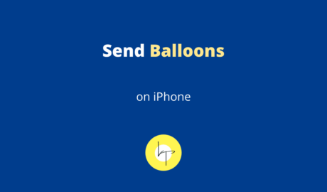 Send Balloons on iPhone and Mac in Messages