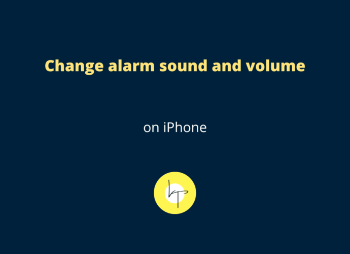 Change alarm sound and volume on iPhone