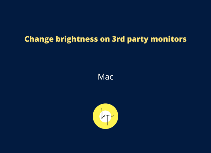 Change brightness on third-party Mac monitors using keyboard